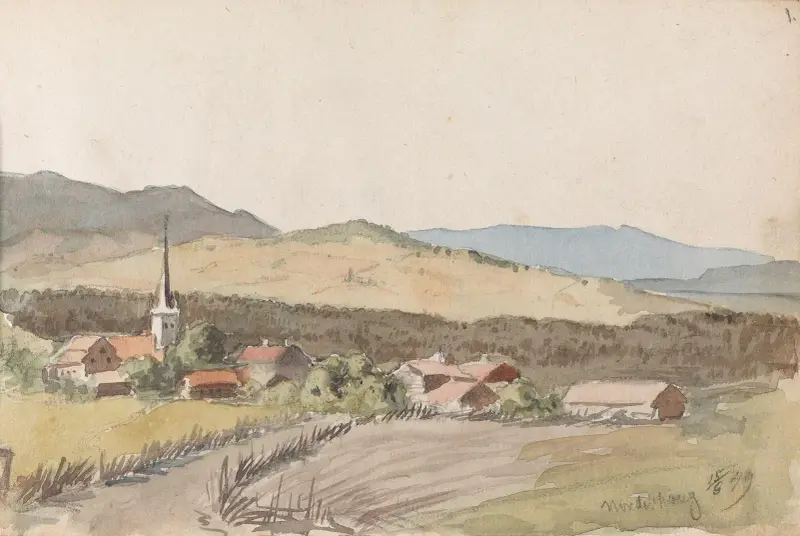 Fra Haugsbygd av Adolph Tidemand