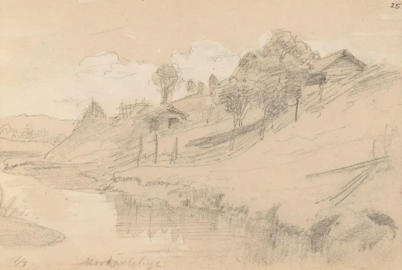Fra Morkarlby av Adolph Tidemand