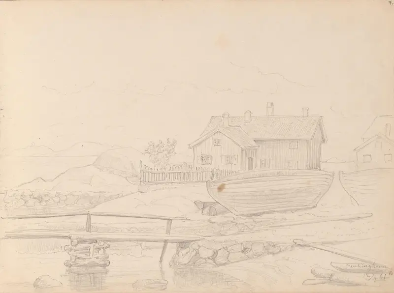 Från Nevlunghavn av Adolph Tidemand