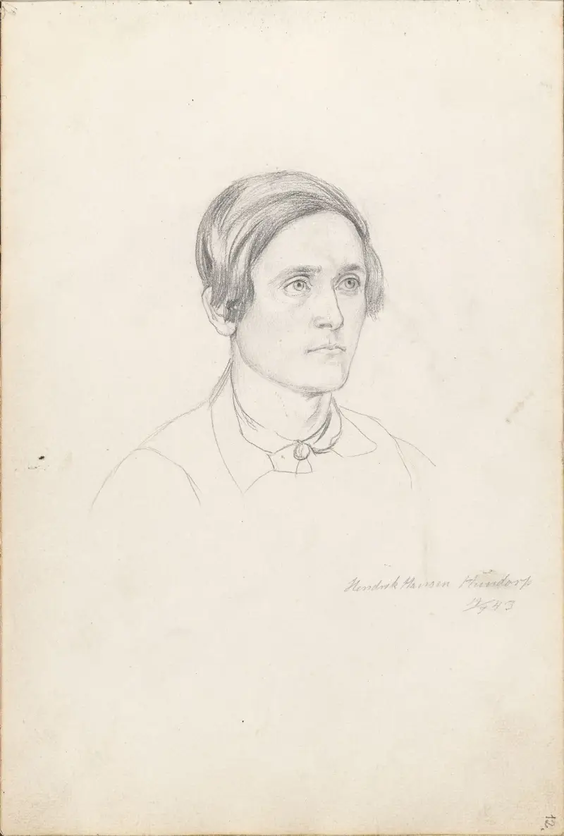 Hendrik Hansen Hundorp av Adolph Tidemand