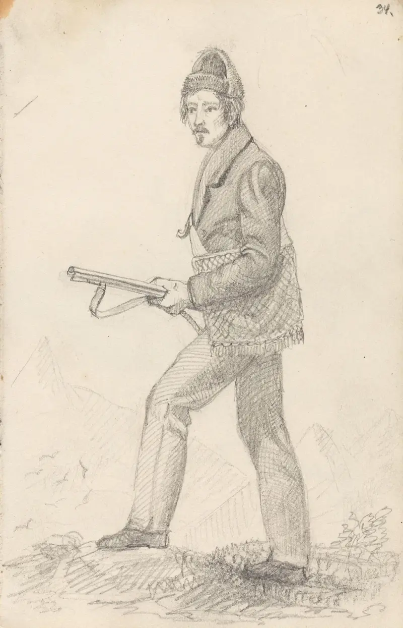 Jeger av Adolph Tidemand