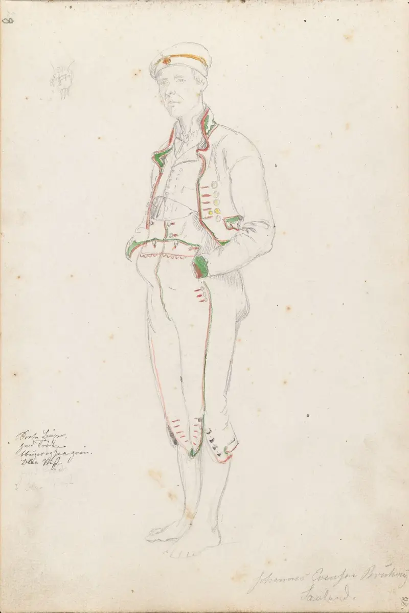 Johannes Evenson Brubakken, Sauland av Adolph Tidemand