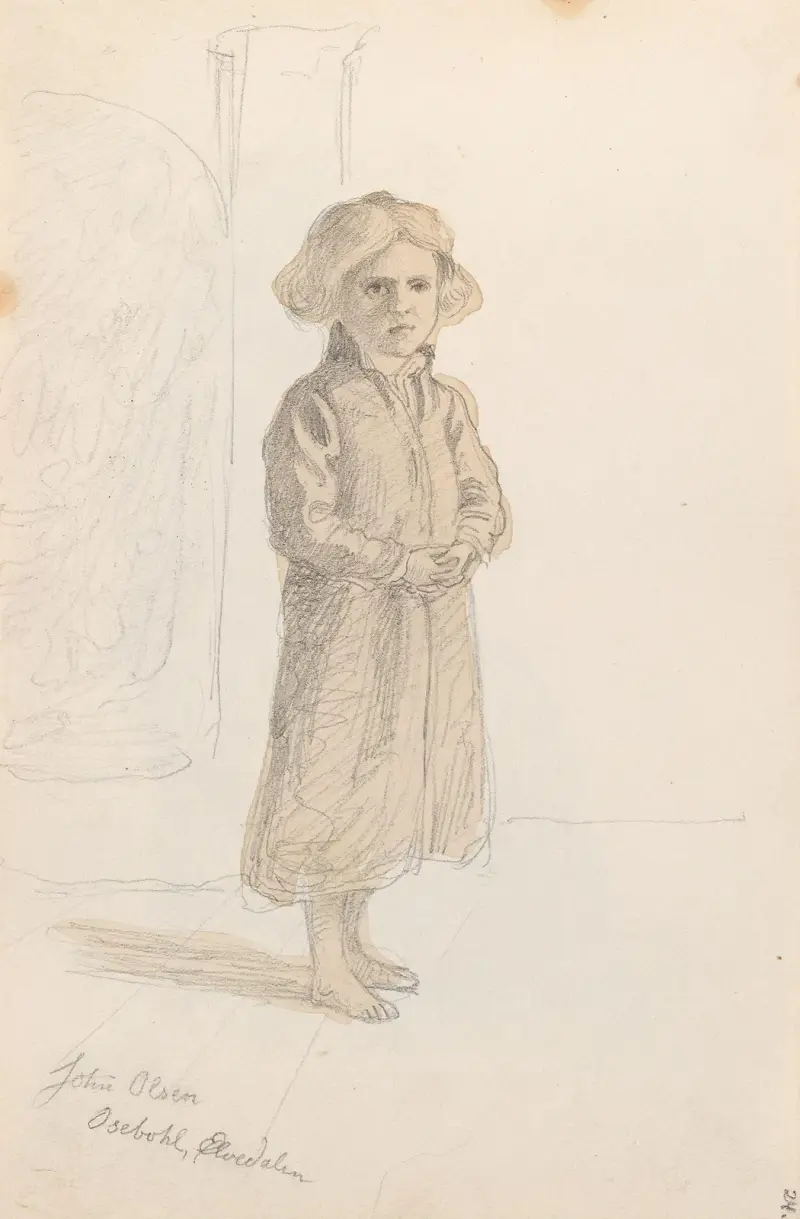 John Olsen, Osebol av Adolph Tidemand