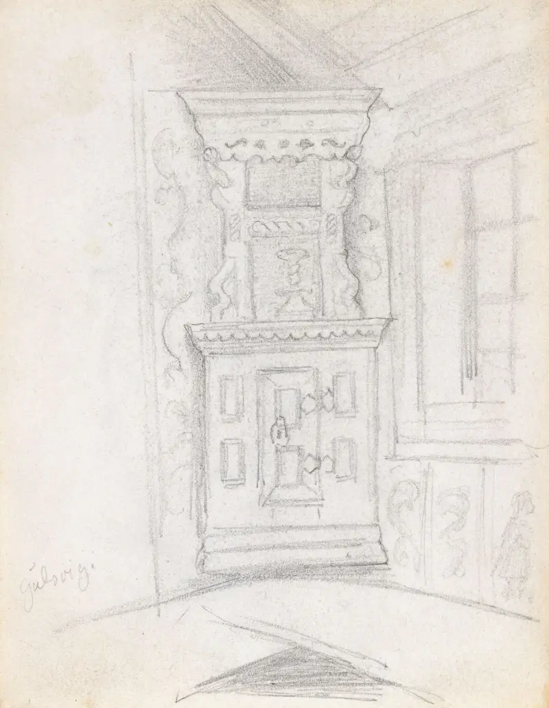 Kråskap, Gulsvik av Adolph Tidemand