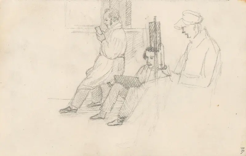 Konstnärskollegor av Adolph Tidemand