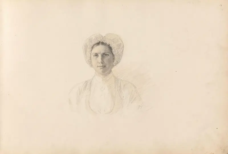 Frau aus Voss von Adolph Tidemand