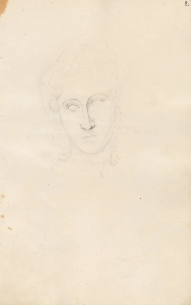 Kvinnehode av Adolph Tidemand