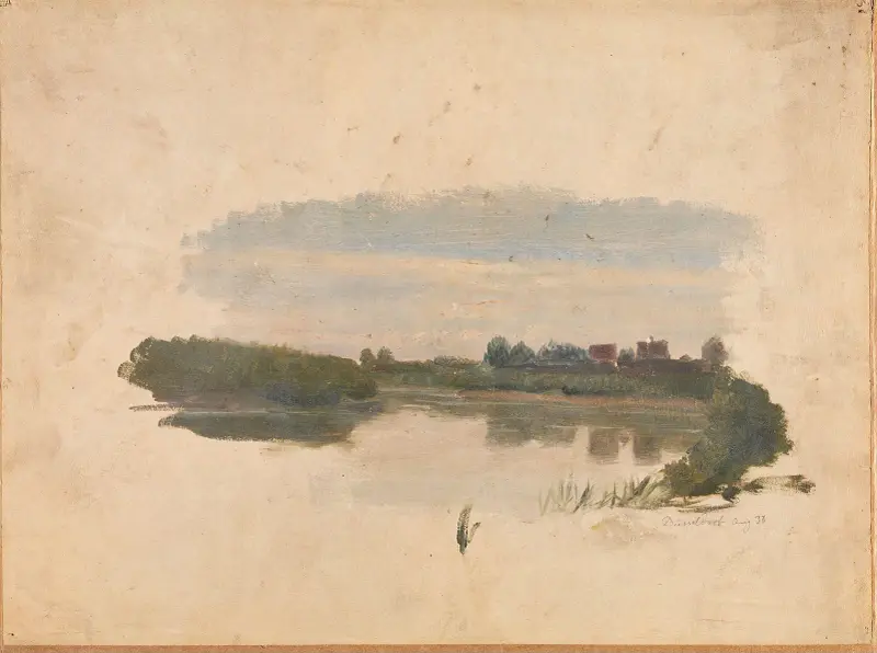 Krajinářská studie, Adolph Tidemand