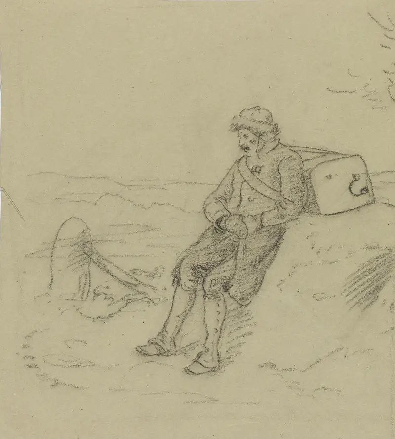 Lirekassemann av Adolph Tidemand