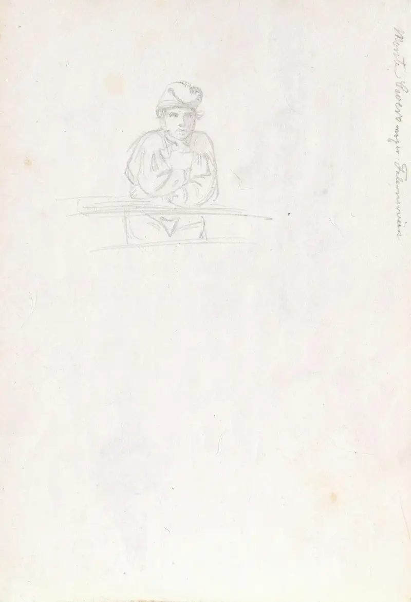 Männerfigur von Adolph Tidemand