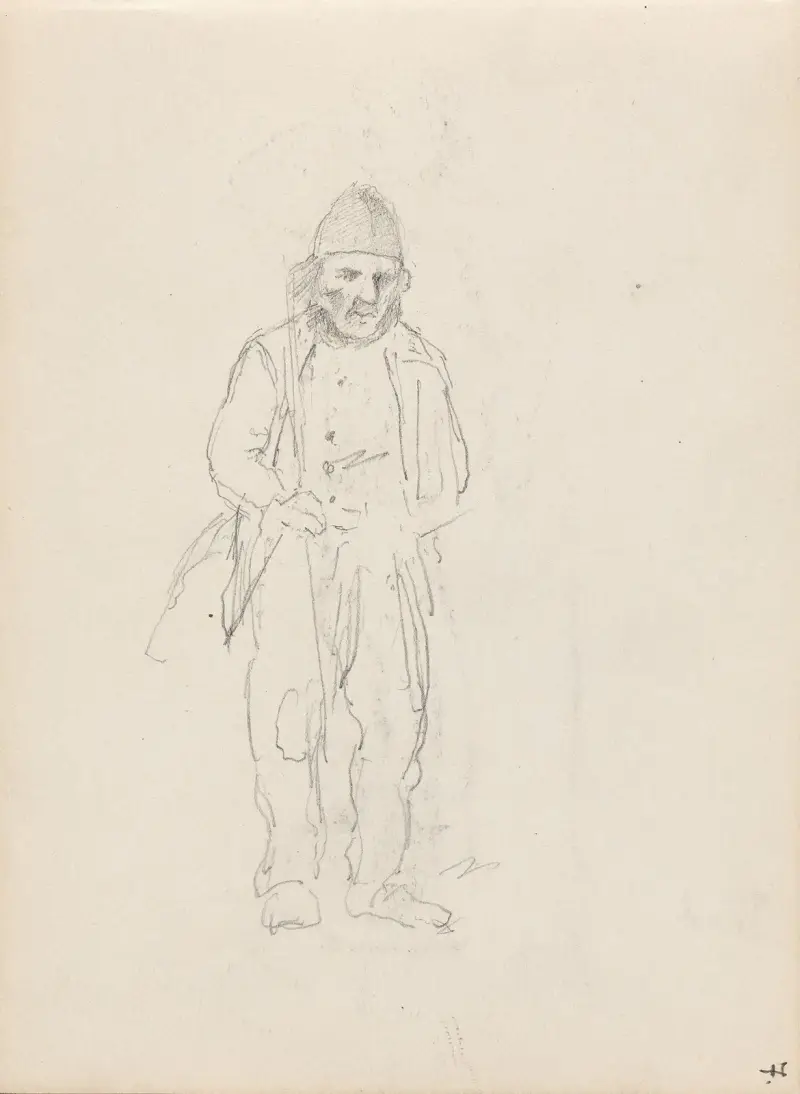 Mannsfigur av Adolph Tidemand