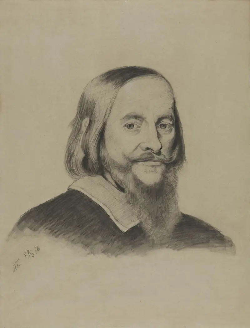 Mannsportrett av Adolph Tidemand