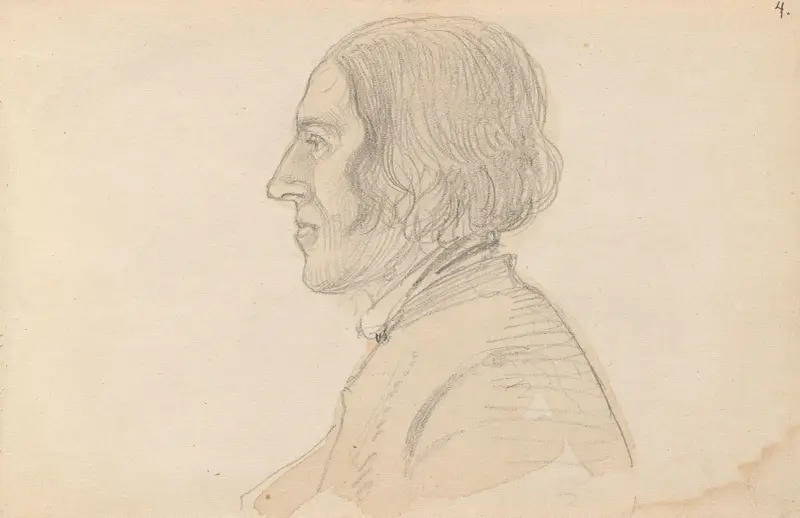 Mannsportrett av Adolph Tidemand