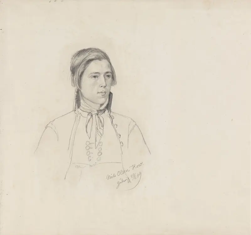 Niels Olsen How, Gulsvig av Adolph Tidemand