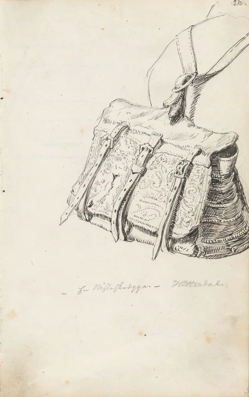 Nisteskreppe, Heddal av Adolph Tidemand