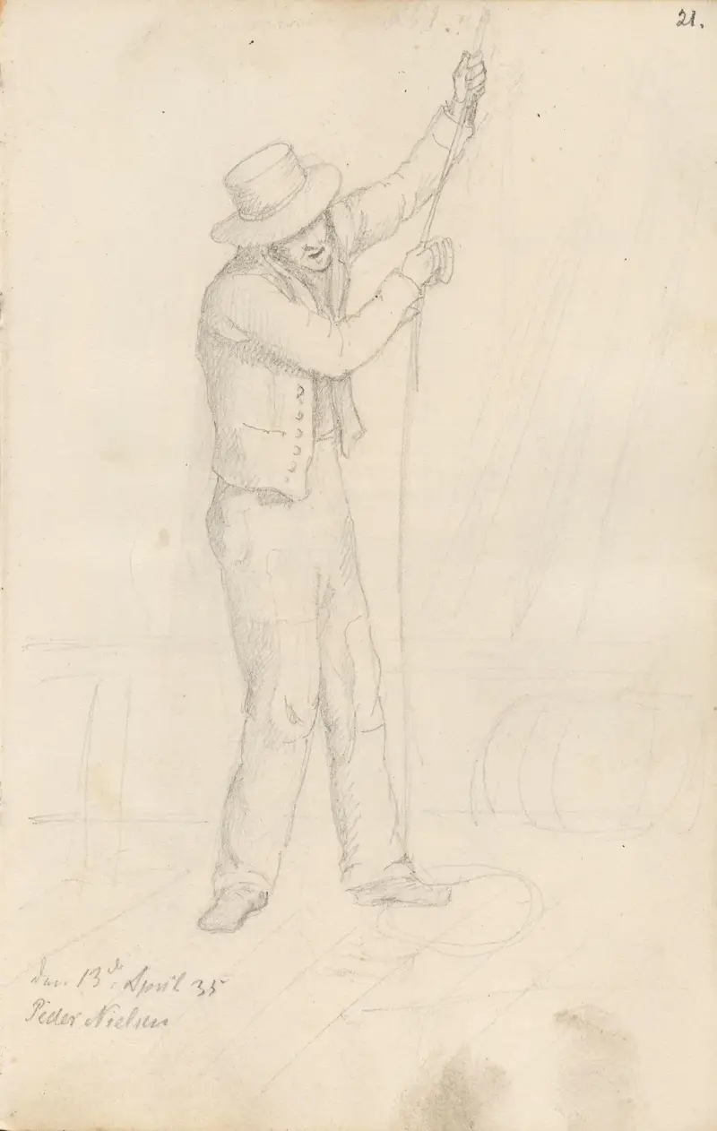 Peder Nielsen av Adolph Tidemand