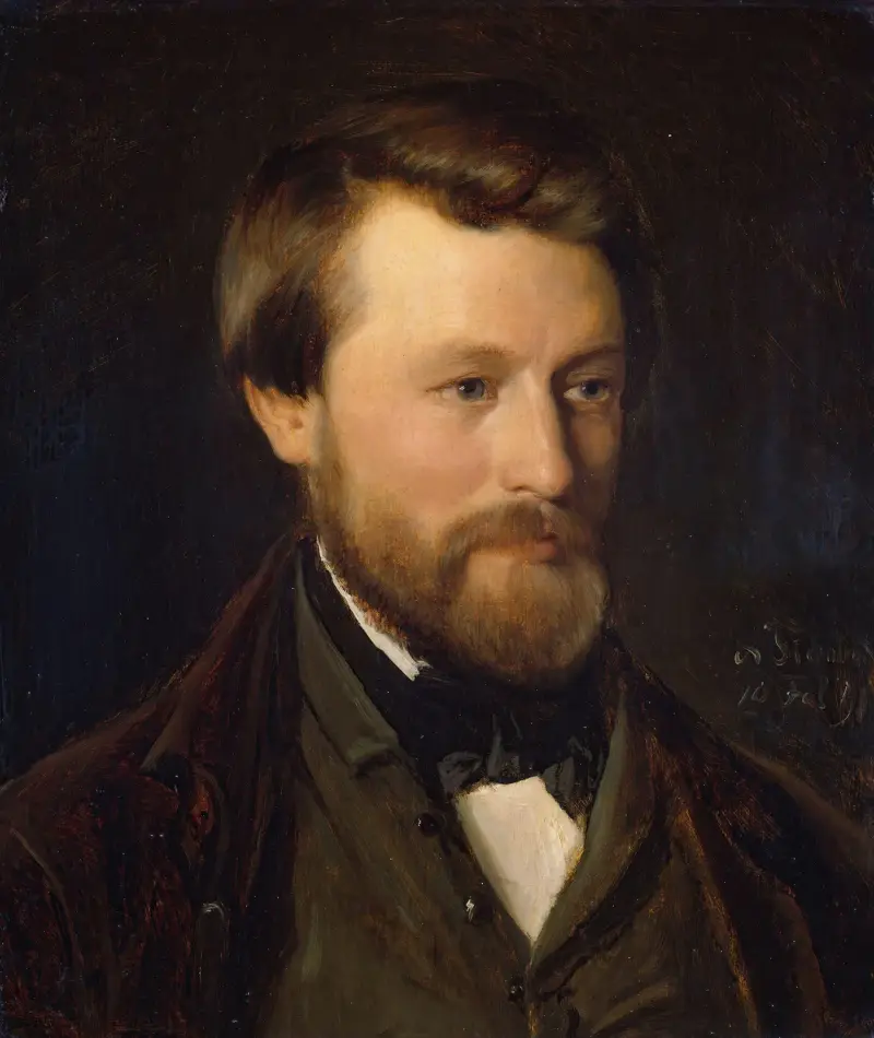 Portrait of Emil Tidemand, the Artist’s Brother, 1851 av Adolph Tidemand