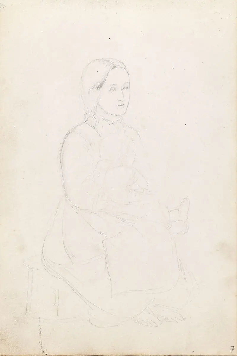 Portrettstudie av Adolph Tidemand