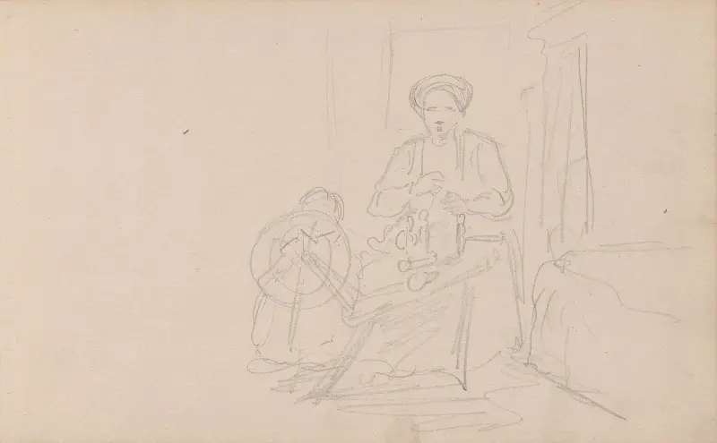 Spinner av Adolph Tidemand