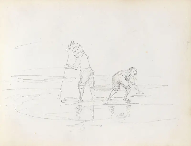 Speerfischen von Adolph Tidemand