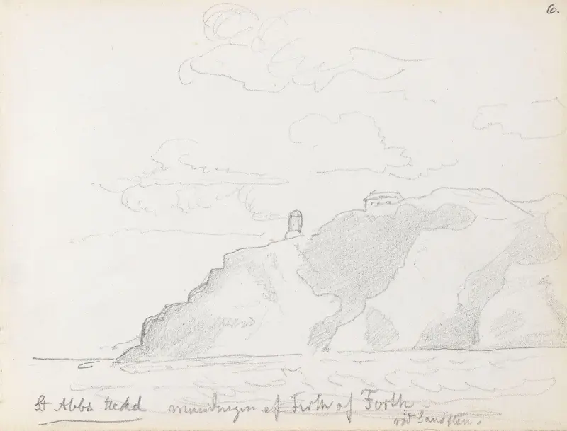 St. Abb’s Head, Adolph Tidemand