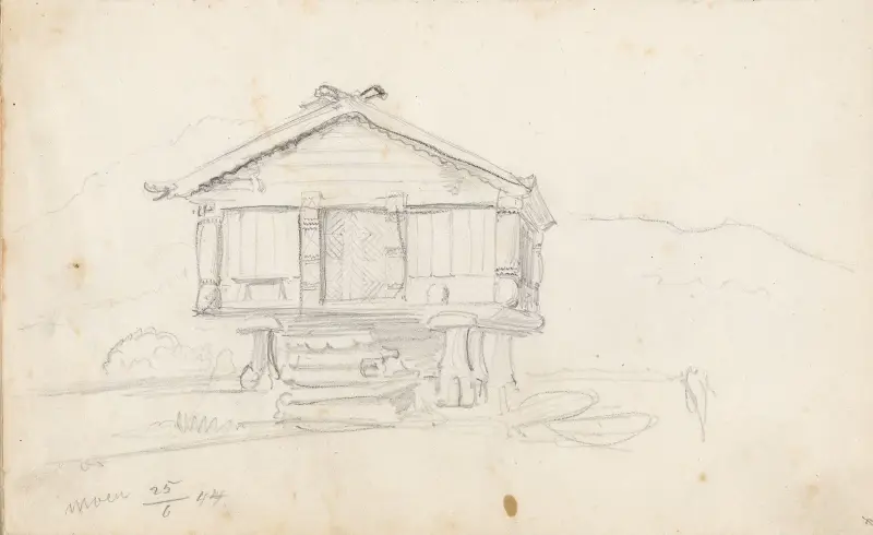 Stabbur, Moen av Adolph Tidemand