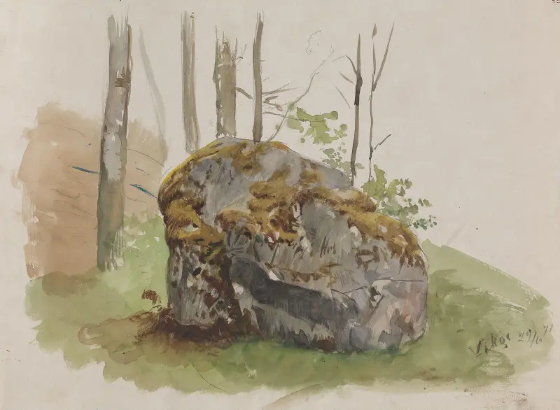 Stein, Vikøy av Adolph Tidemand