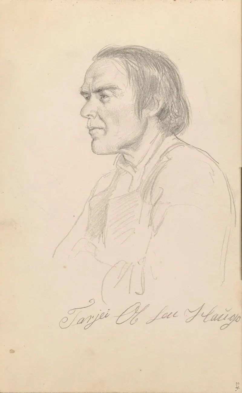Tarjei Olsen Haugo av Adolph Tidemand