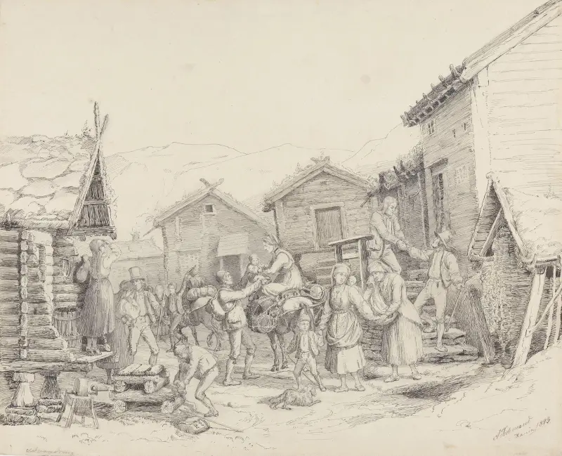 Emigracja, Adolph Tidemand