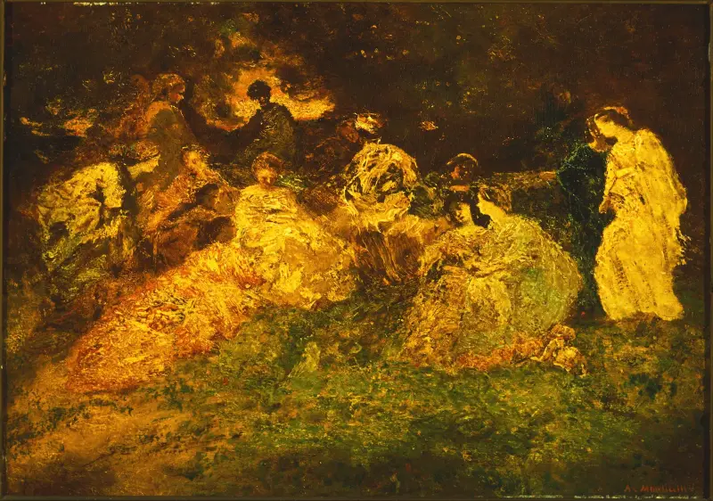 Fete Champetre av Adolphe Monticelli