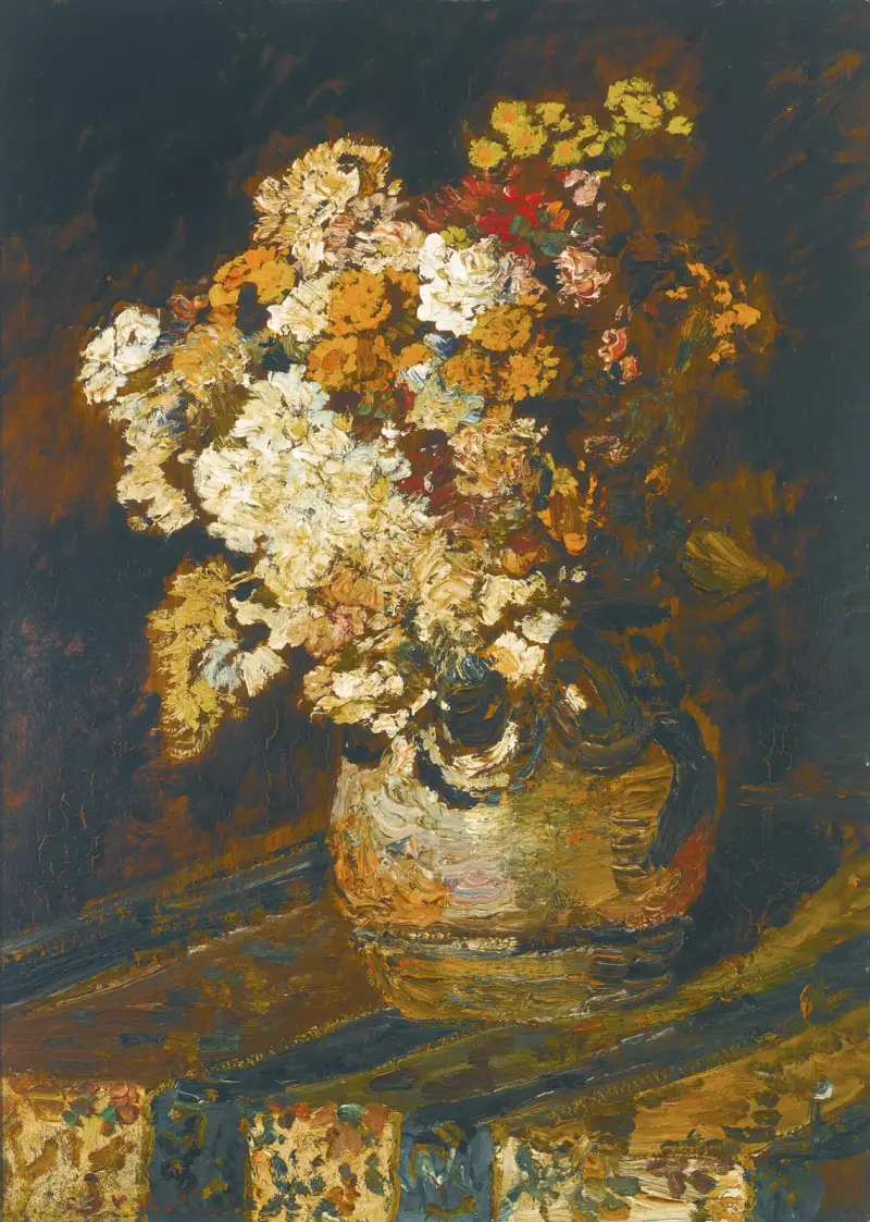 Diverse blommor av Adolphe Monticelli