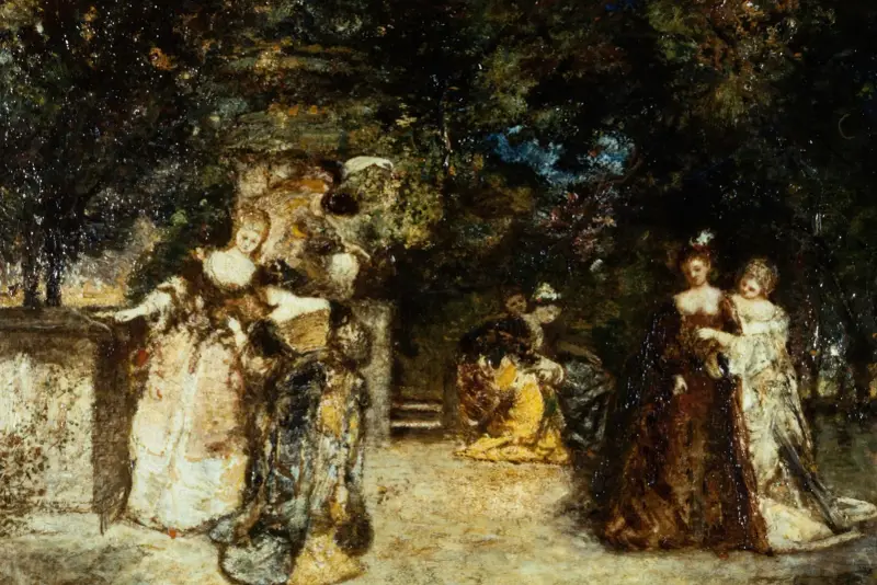 Gartenfest von Adolphe Monticelli
