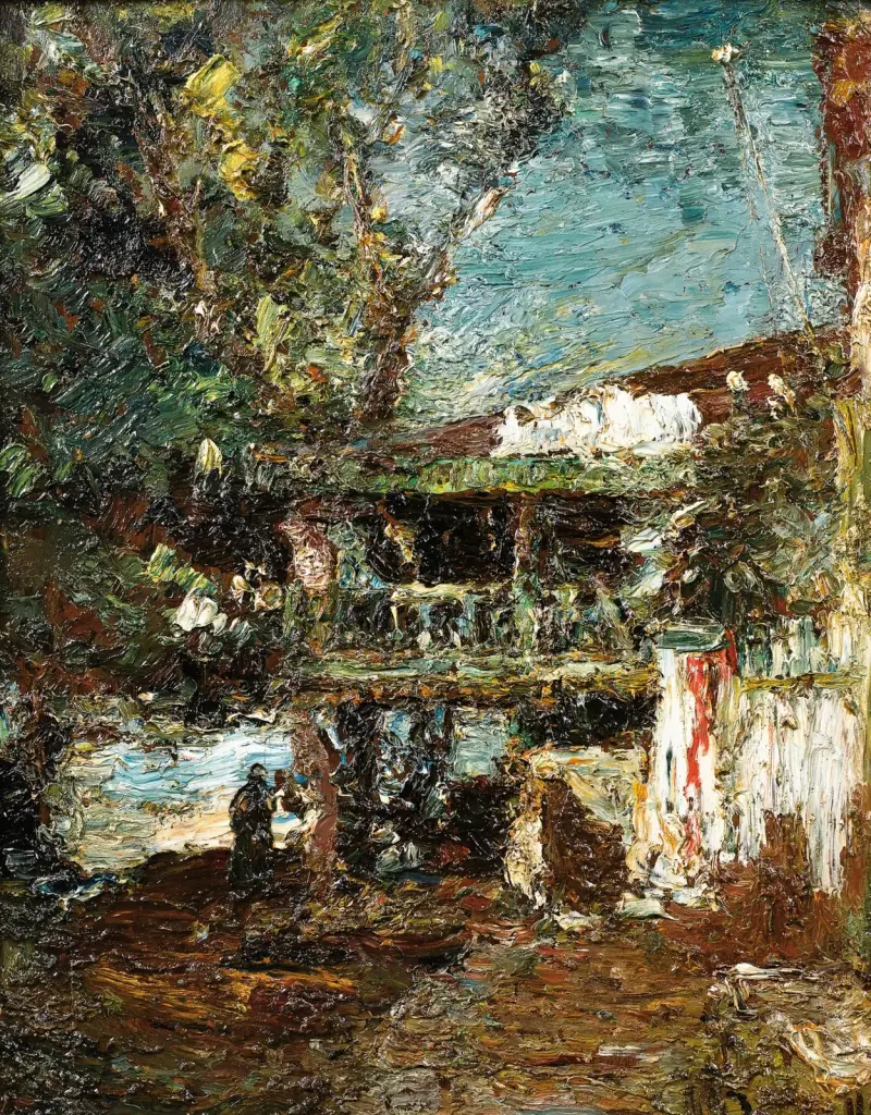 Landskap av Adolphe Monticelli