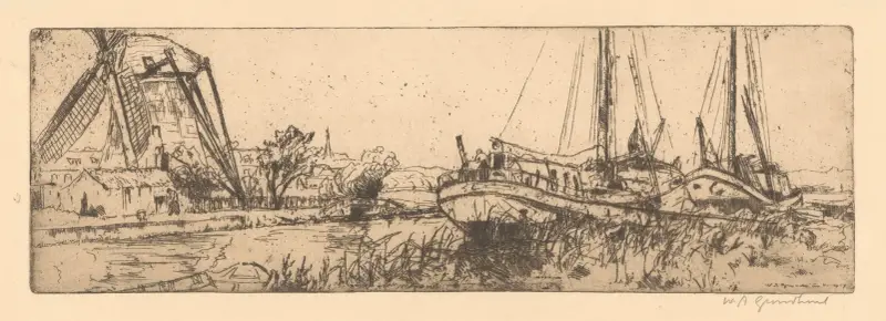De Vliet av Willem Adrianus Grondhout