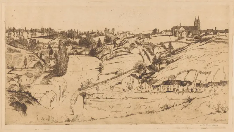 Habay-la-Neuve av Willem Adrianus Grondhout