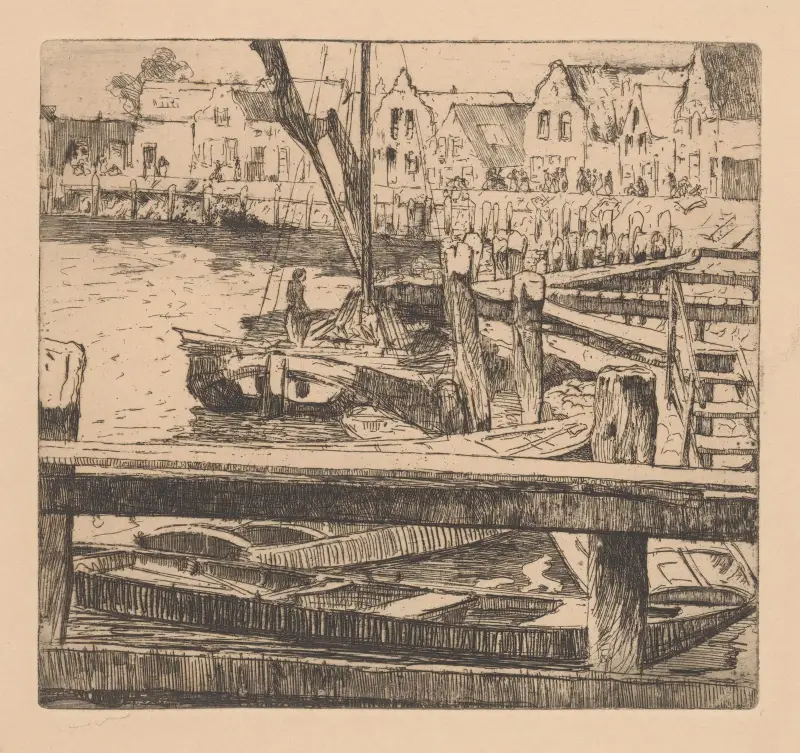 Port w Volendam, Willem Adrianus Grondhout