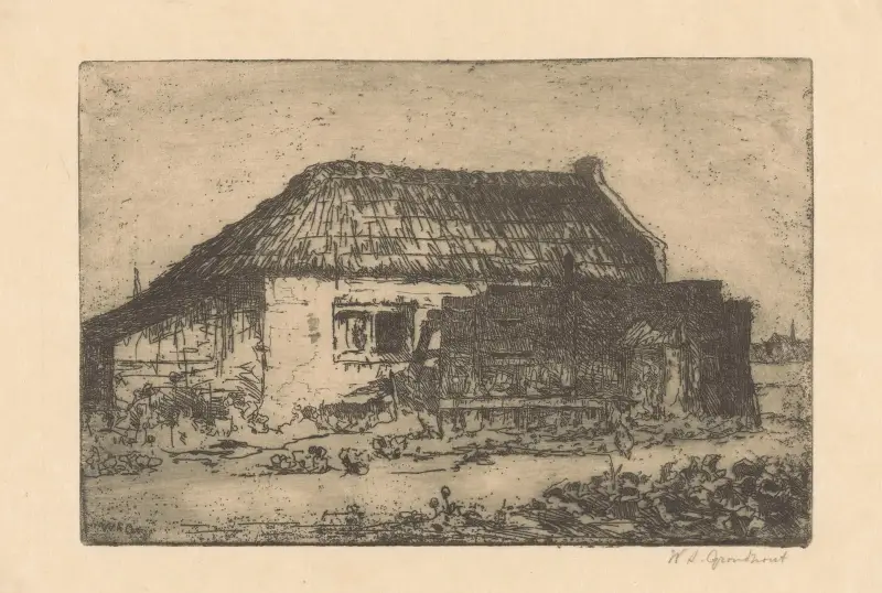 Lada vid Voorburg av Willem Adrianus Grondhout