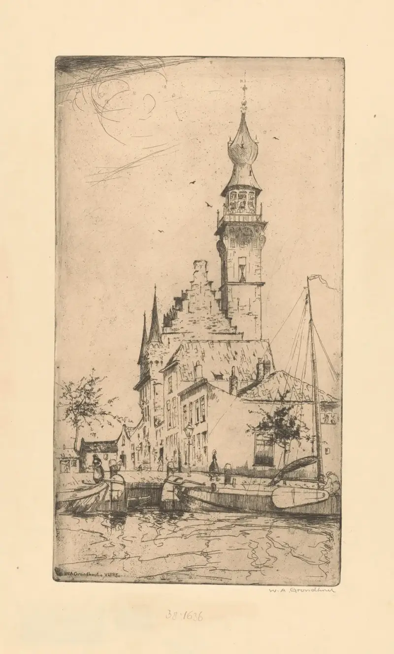 Veere, 1888, Willem Adrianus Grondhout