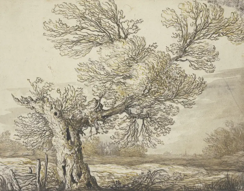 Landscape near Dordrecht, 1640 av Aelbert Cuyp