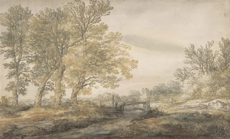 Landskap med träd av Aelbert Cuyp