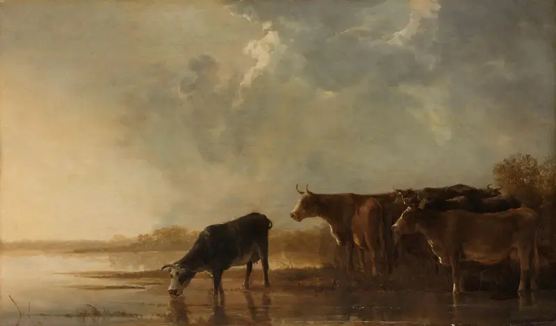 Pejzaż rzeczny z krowami, Aelbert Cuyp