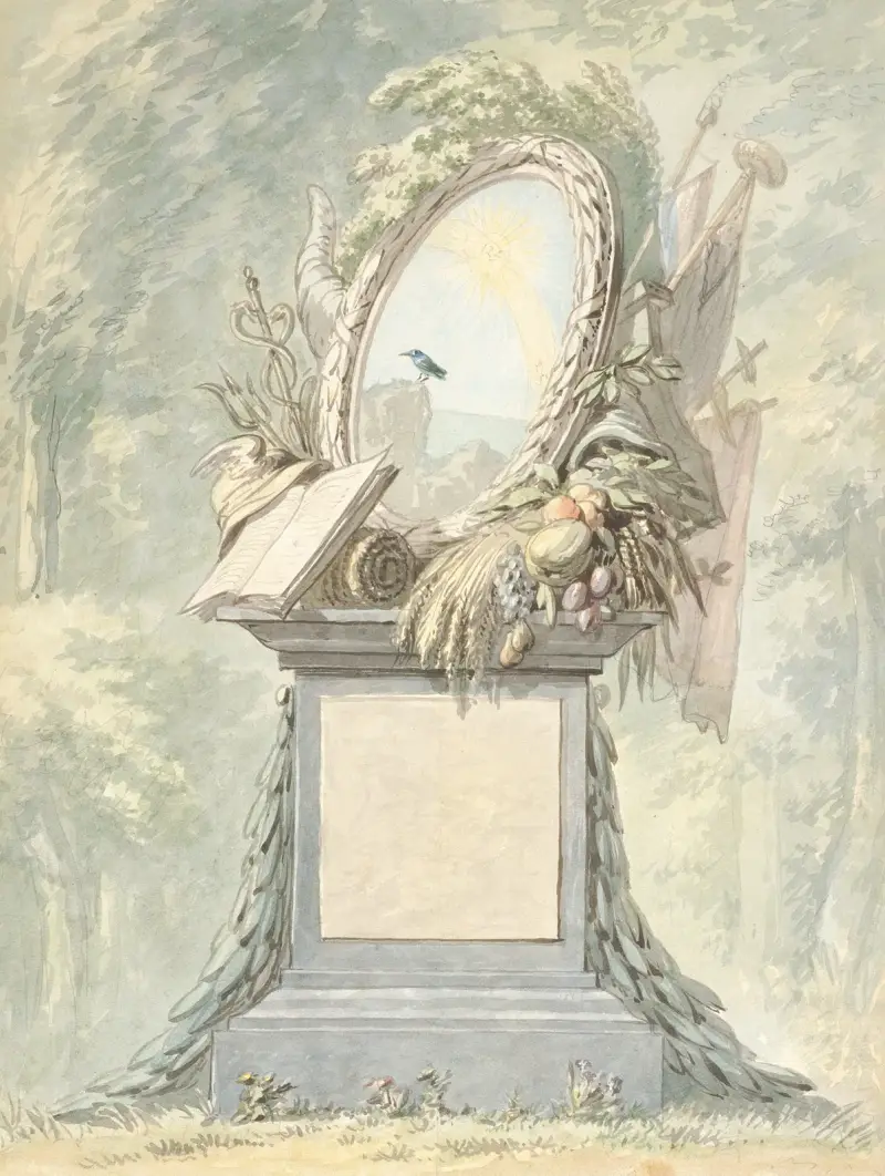 Monument – Nr. 2 von Aert Schouman