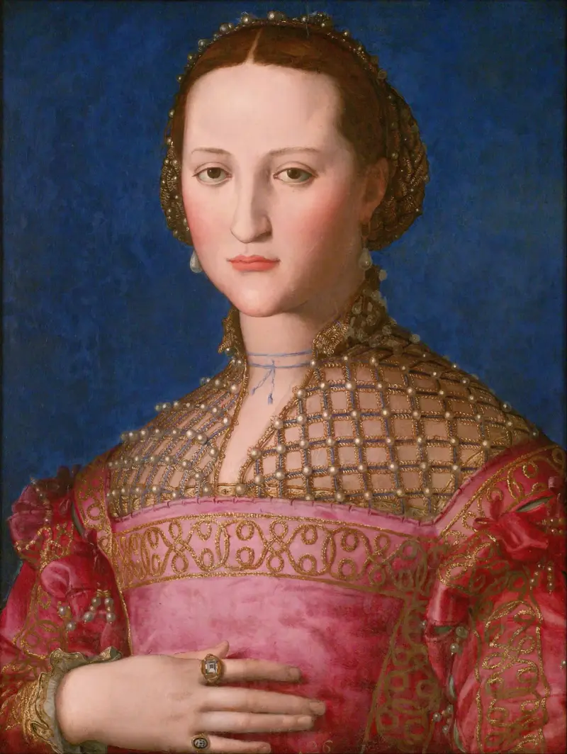 Eleonora Of Toledo av Agnolo Bronzino