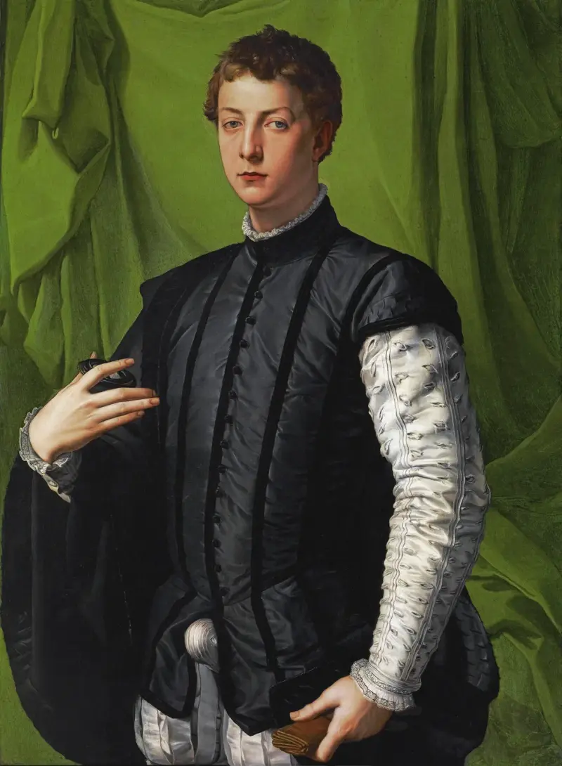 Portrait Of Lodovico Capponi av Agnolo Bronzino