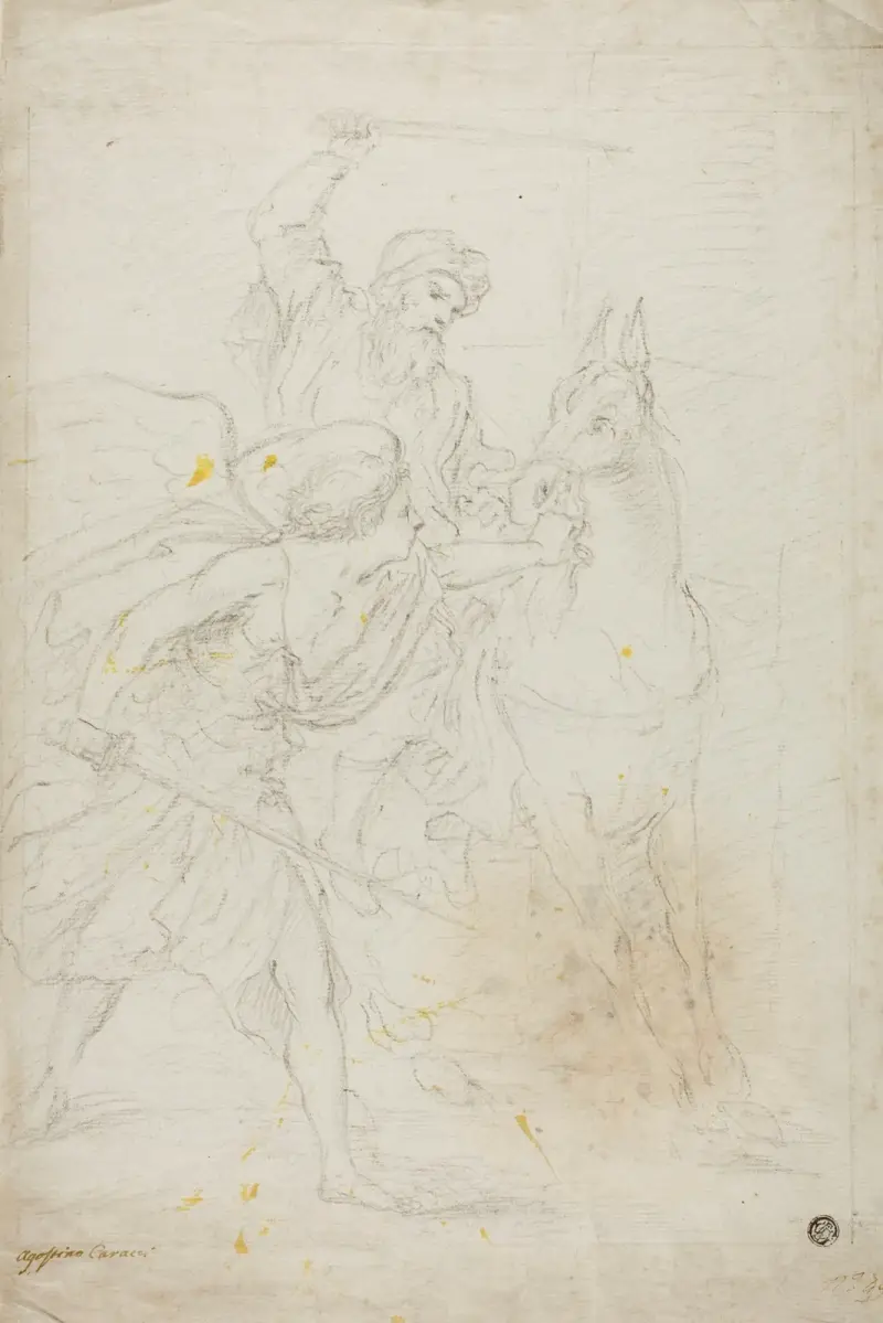 Bileámova oslice, Agostino Carracci