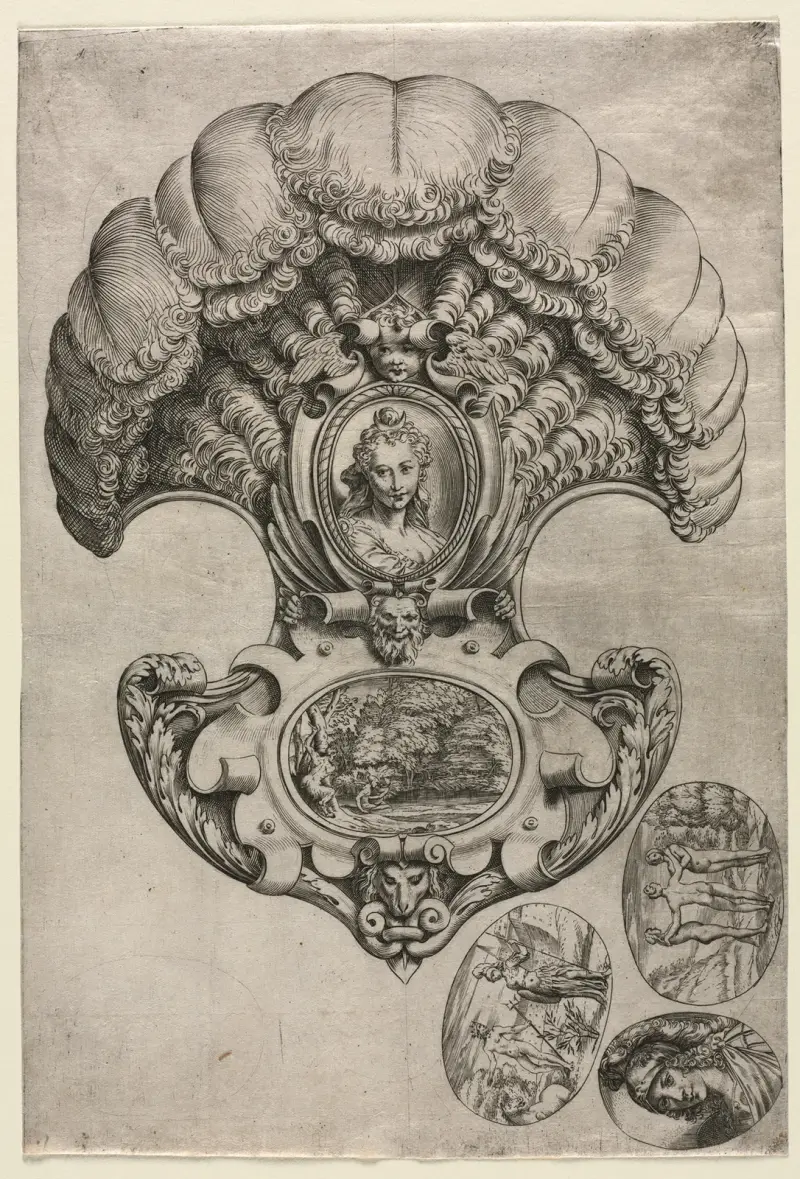 Vějíř (L’Eventail), Agostino Carracci