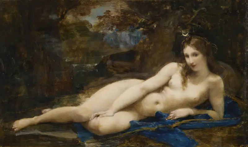 Diana odpočívající, Paul-Jacques-Aimé Baudry