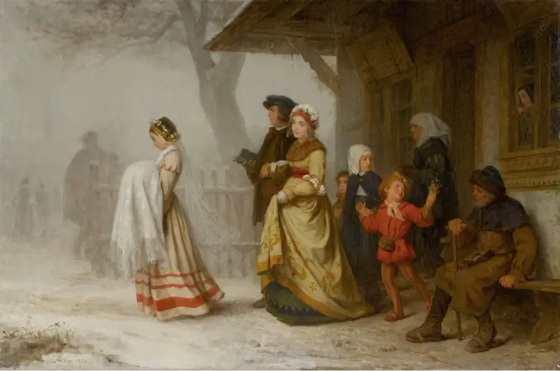 Křest, Albert Anker