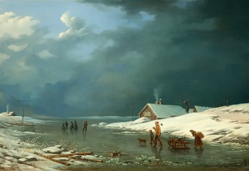 Winter out on the Islands av Albert Berg
