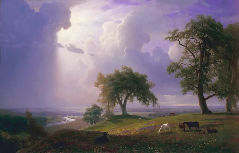 Kalifornské jaro, Albert Bierstadt